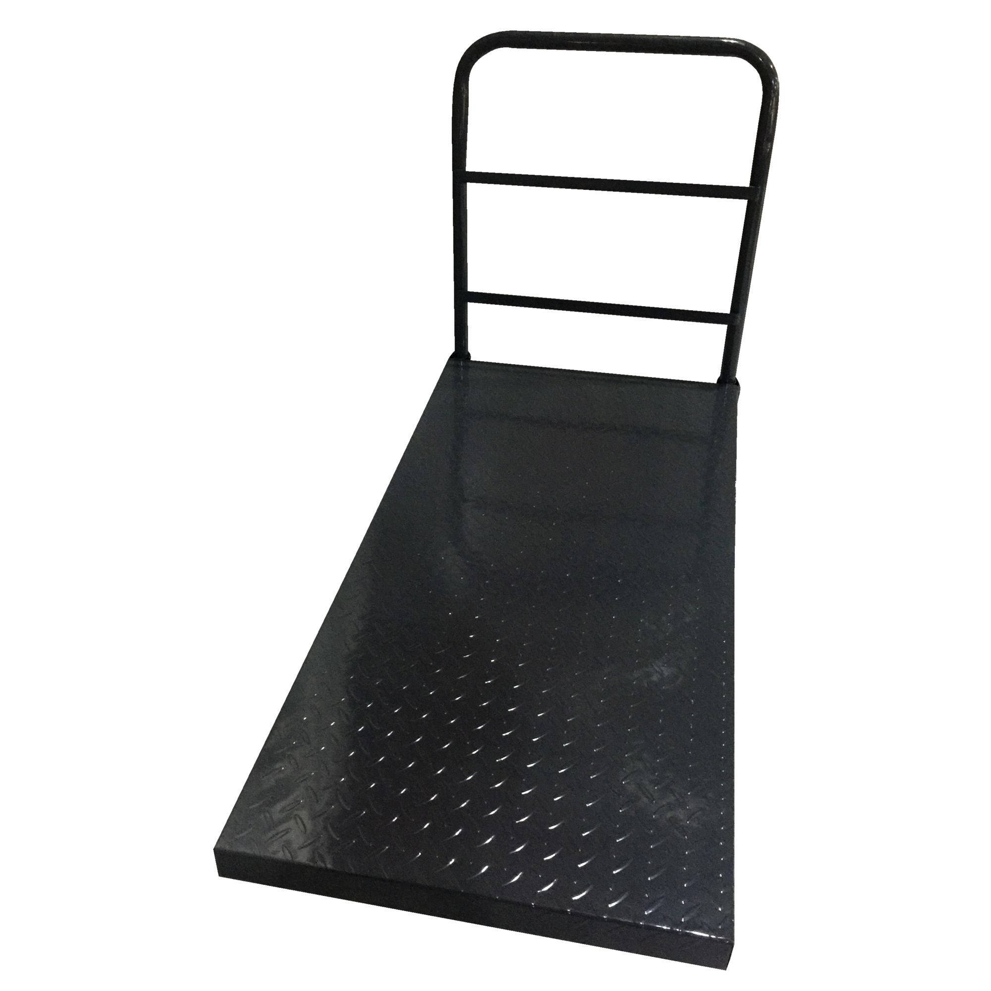 Vestil Steel Treadplate Platform Truck - 24in. x 60in., 2000-Lb. Capacity, Ergonomic Handle, Model# ECSPT-2460-TP